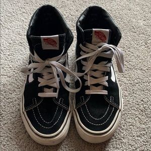 Black high top vans
